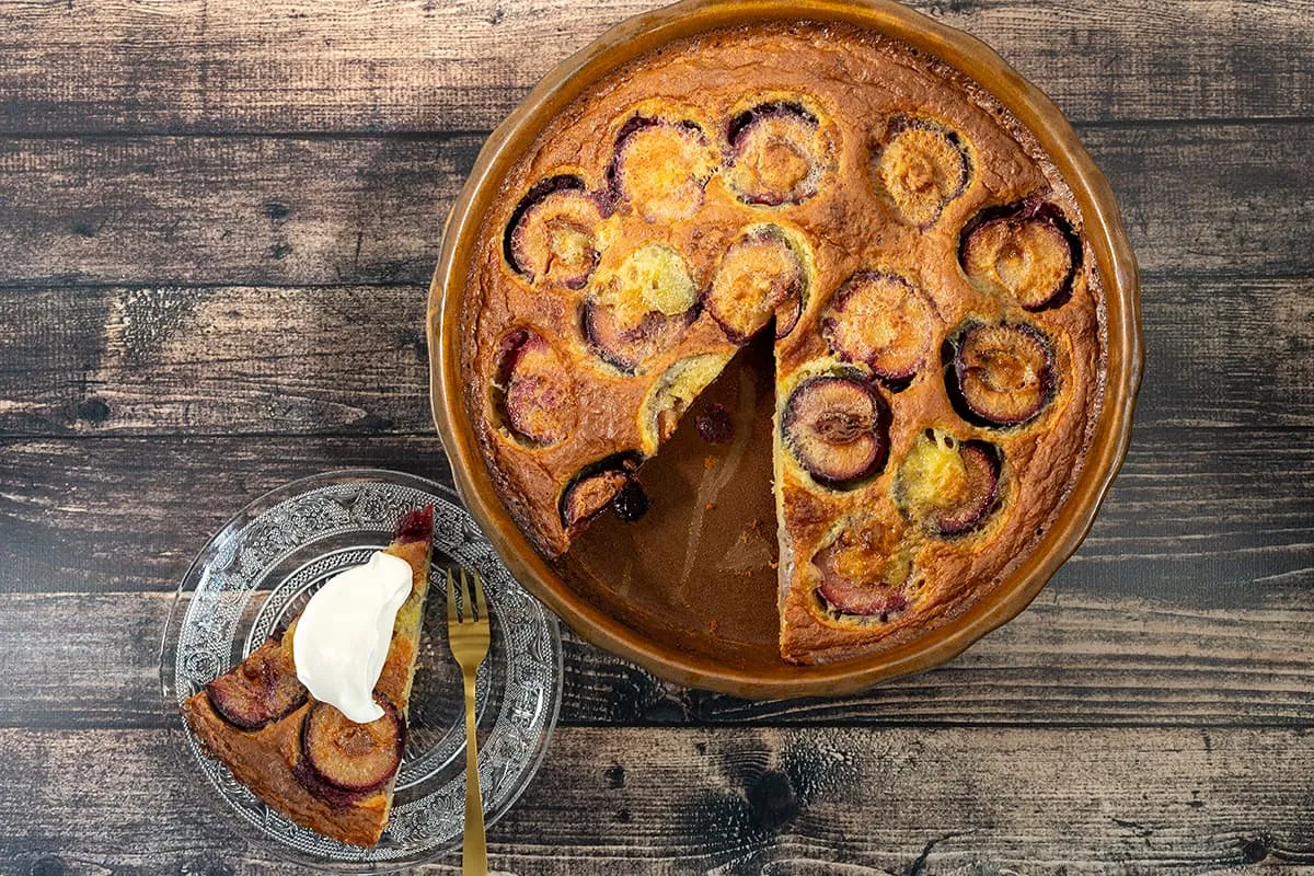 Pruimenclafoutis - makkelijk en snel Frans gebak