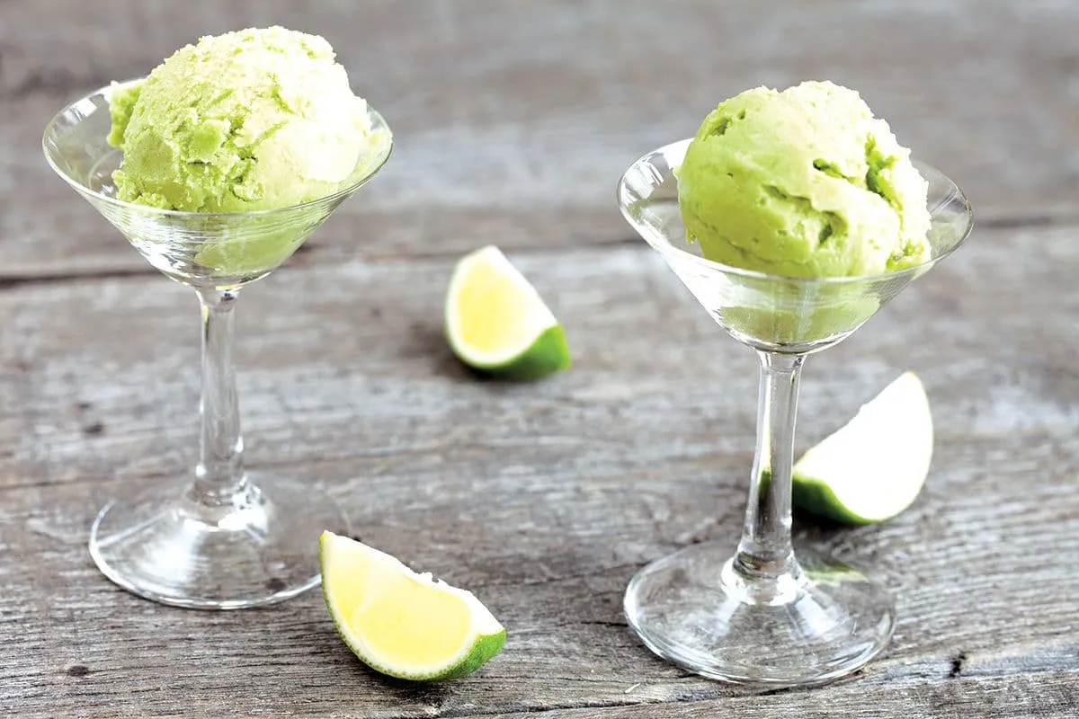Avocado ijs