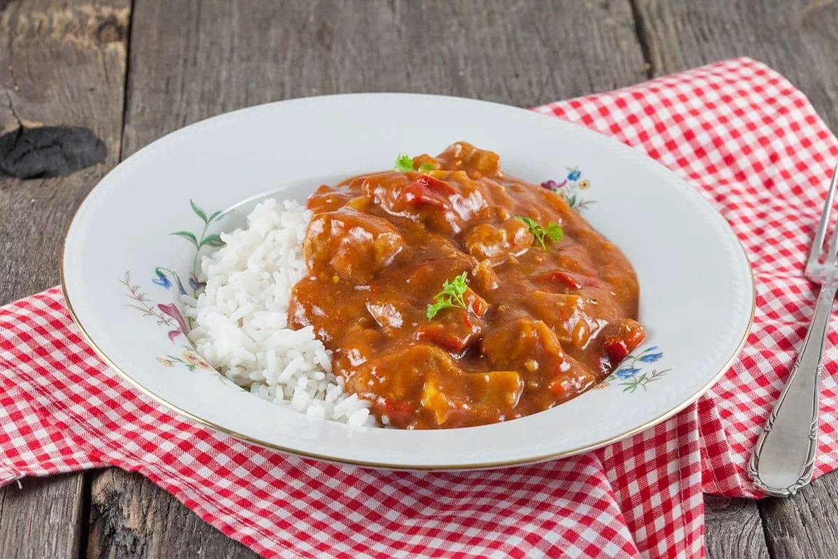 Slowcooker varkensgoulash
