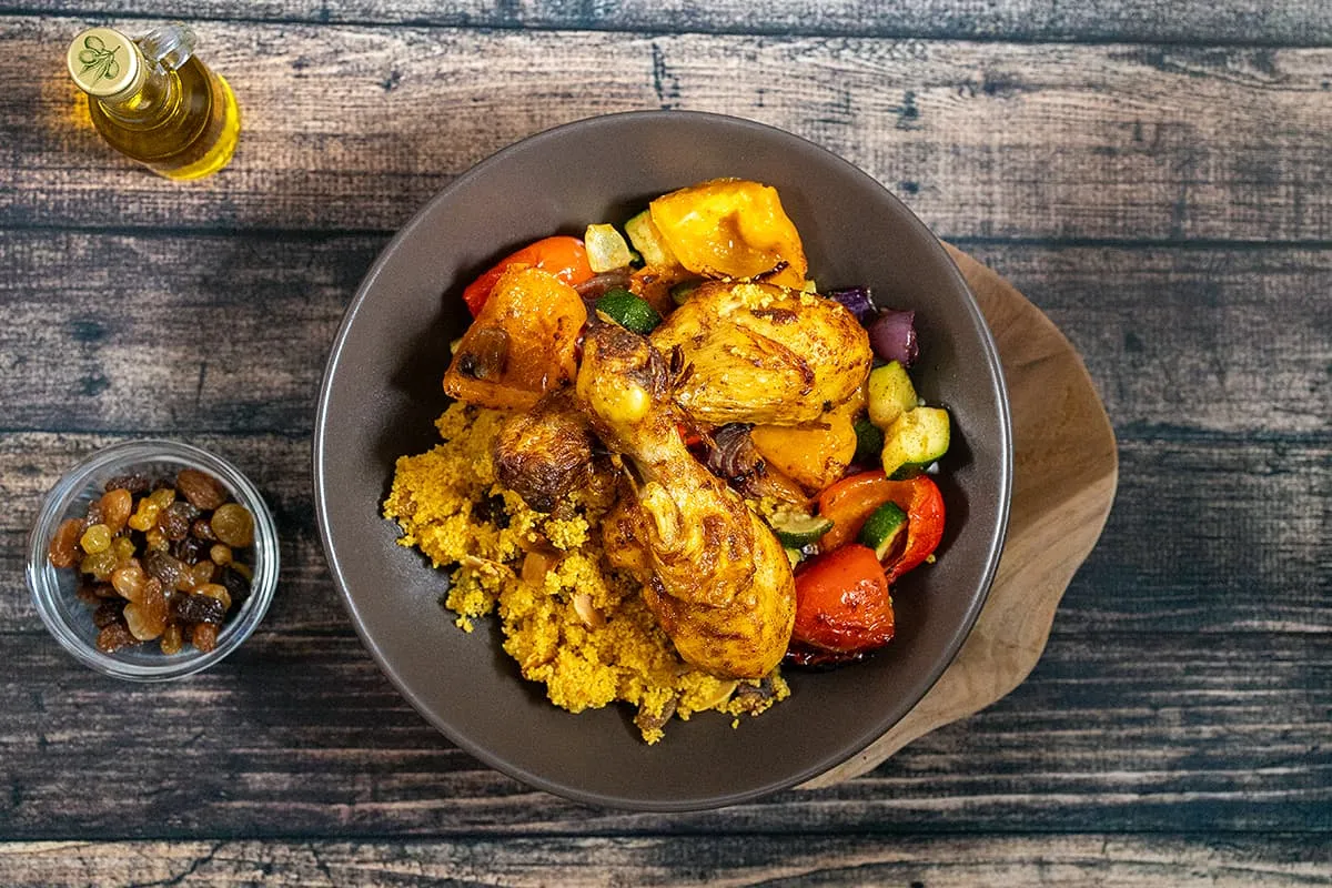 Couscous met kip en groenten - doordeweekse maaltijd