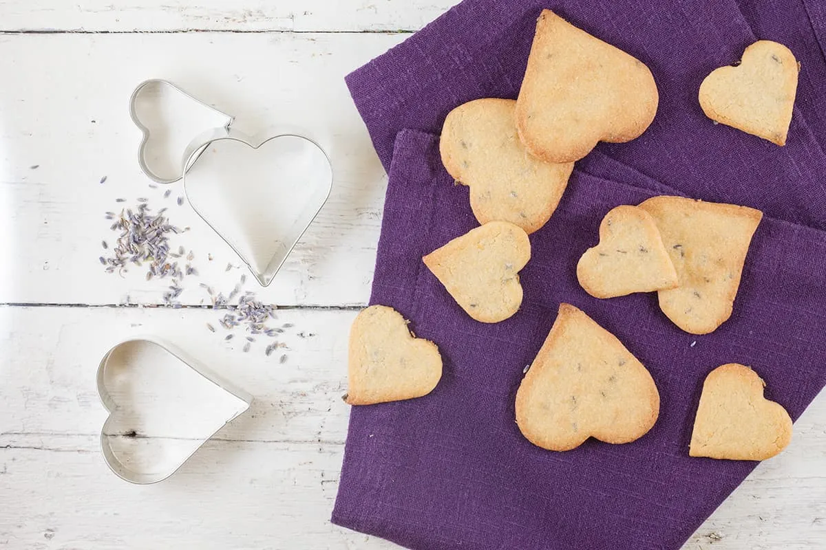 Lavendelkoekjes met citroen