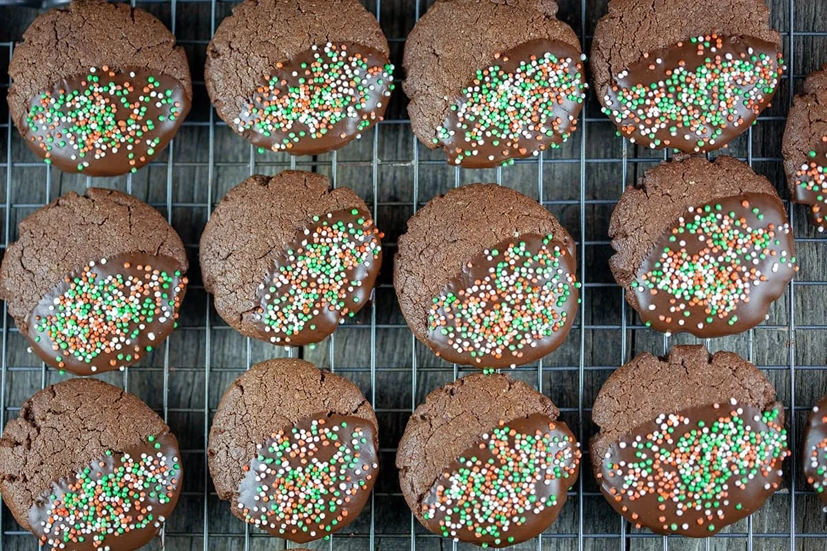 Chocolade kerstkoekjes