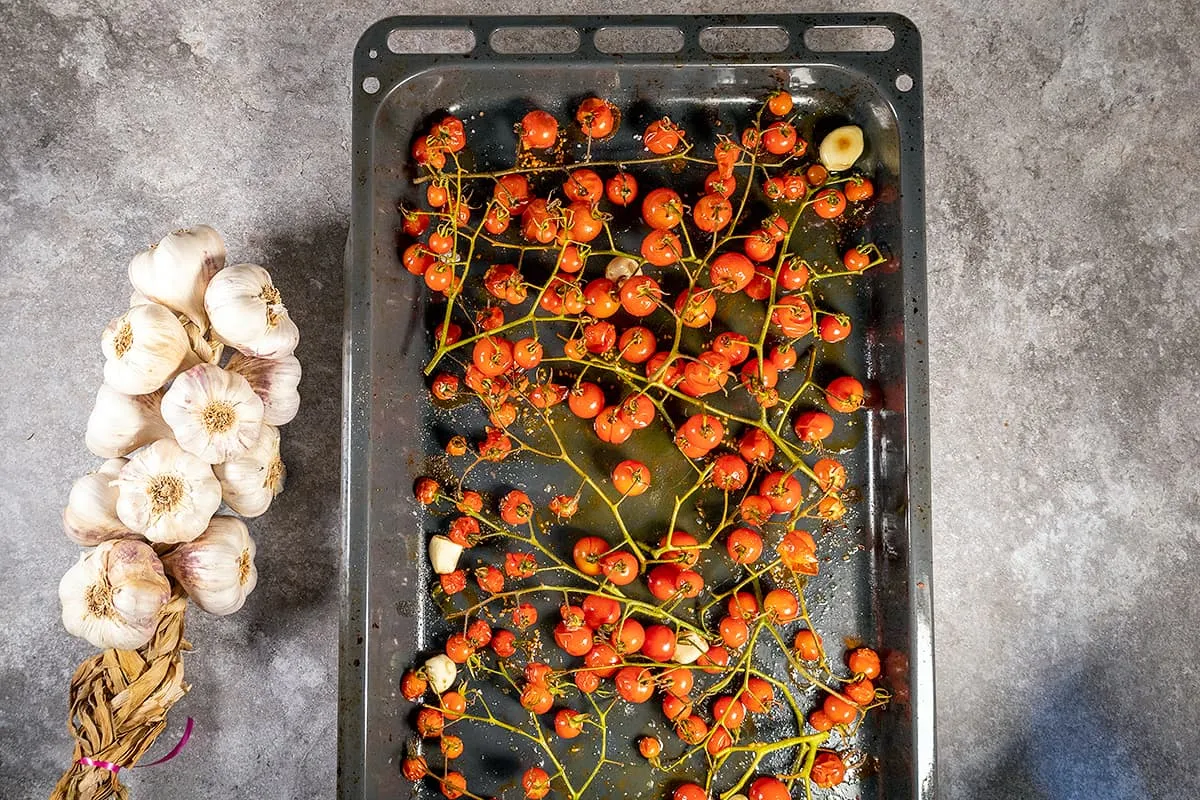 Cherrytomaatjes uit de oven