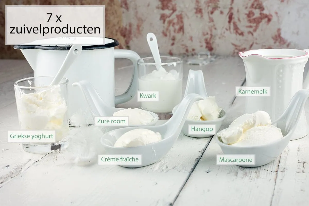 7 x zuivelproducten