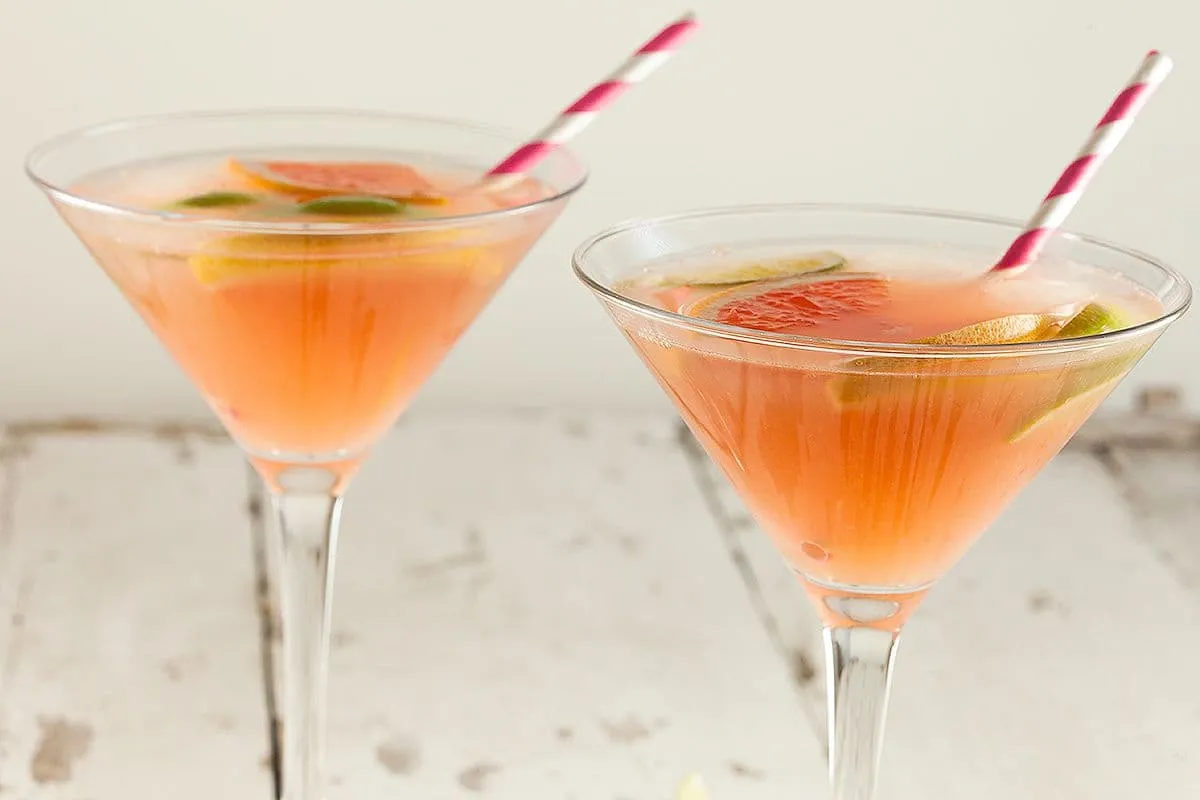 Pittige grapefruit cocktail