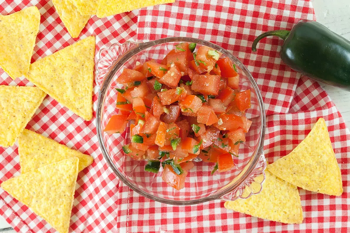 Snelle tomatensalsa