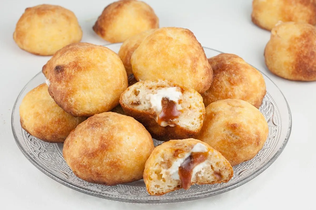 Slagroomsoesjes met zeezout karamel