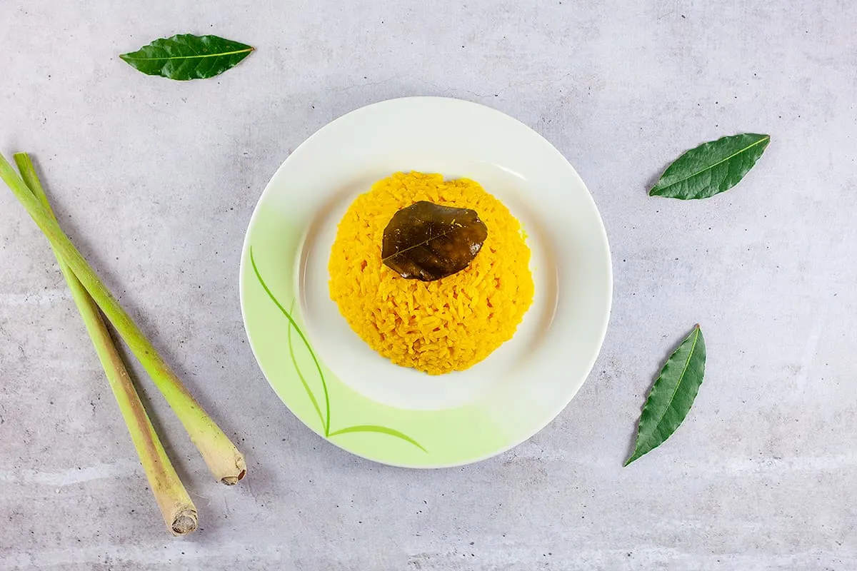 Nasi Kuning - Indonesische gele rijst