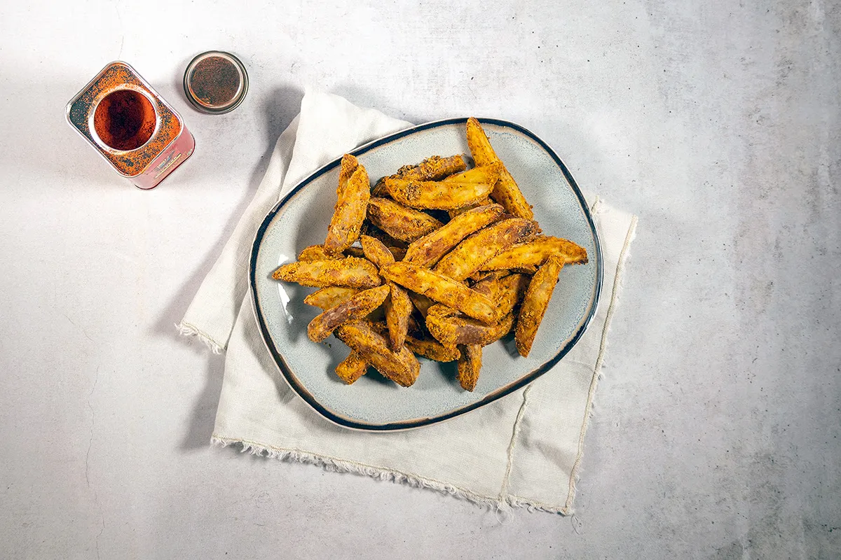Krokante aardappel wedges