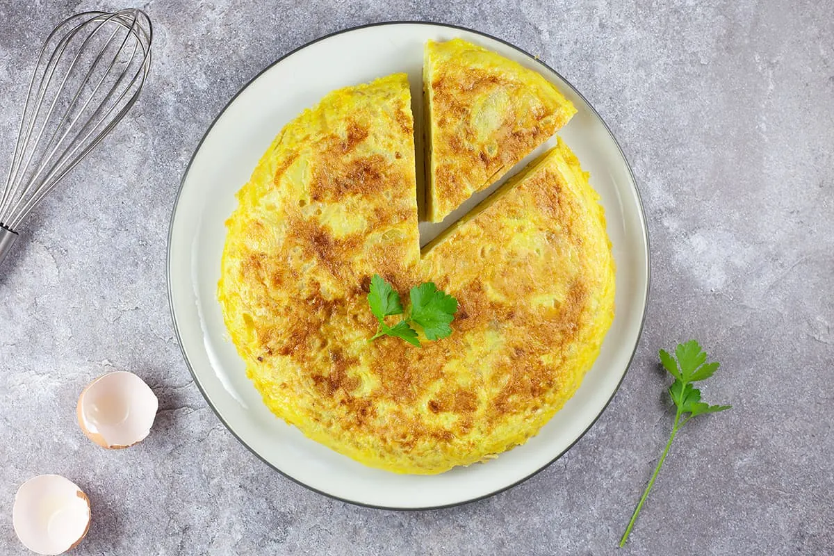 Tortilla de patatas - Spaanse tortilla