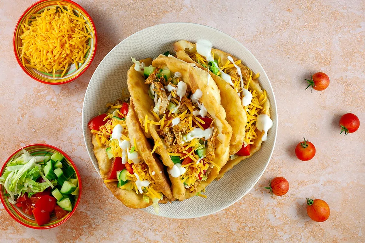 Chalupas met kip