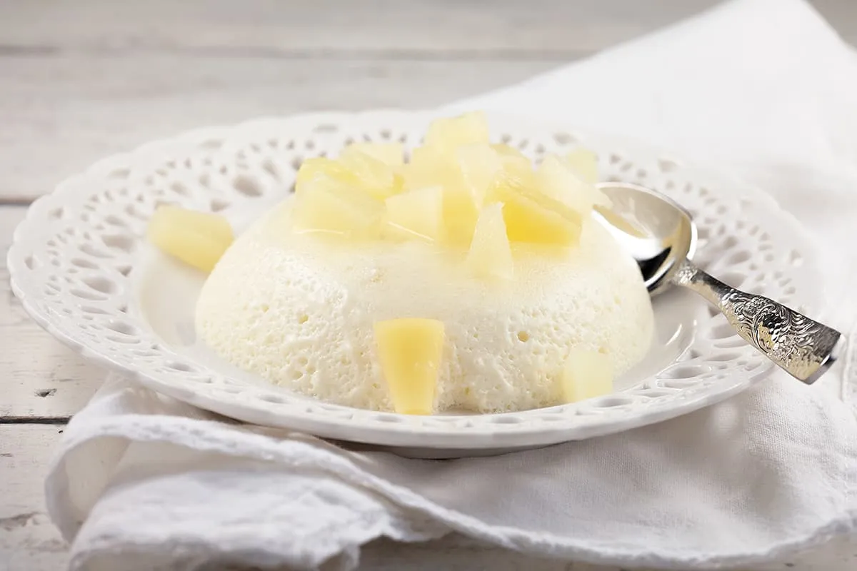 Ananas bavarois - heerlijk luchtig