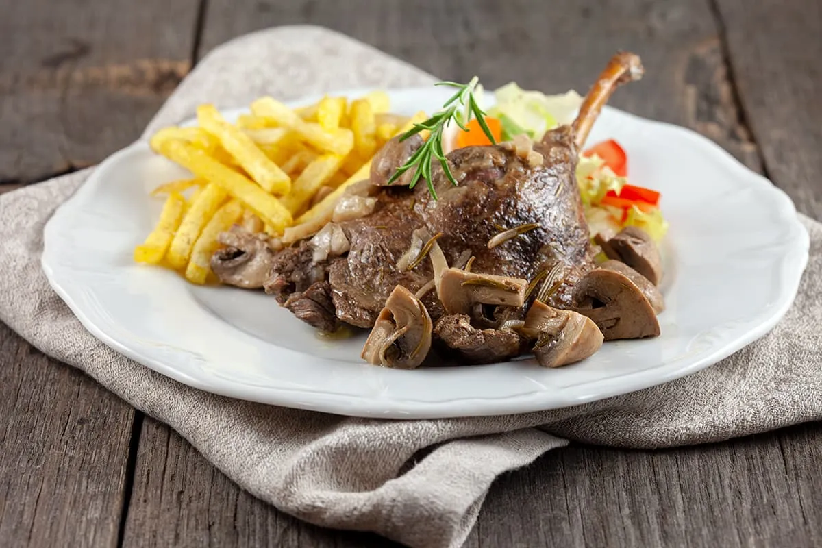 Eend uit de slowcooker - langzaam gegaard