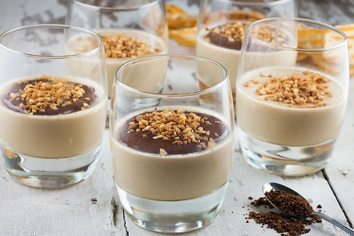 Mokka panna cotta