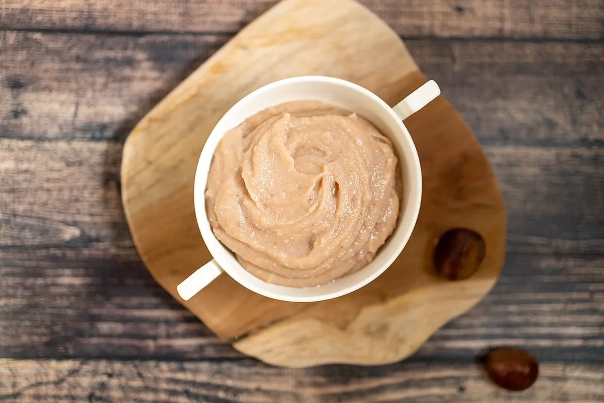 Crème de marrons - zoete kastanjepuree met vanille