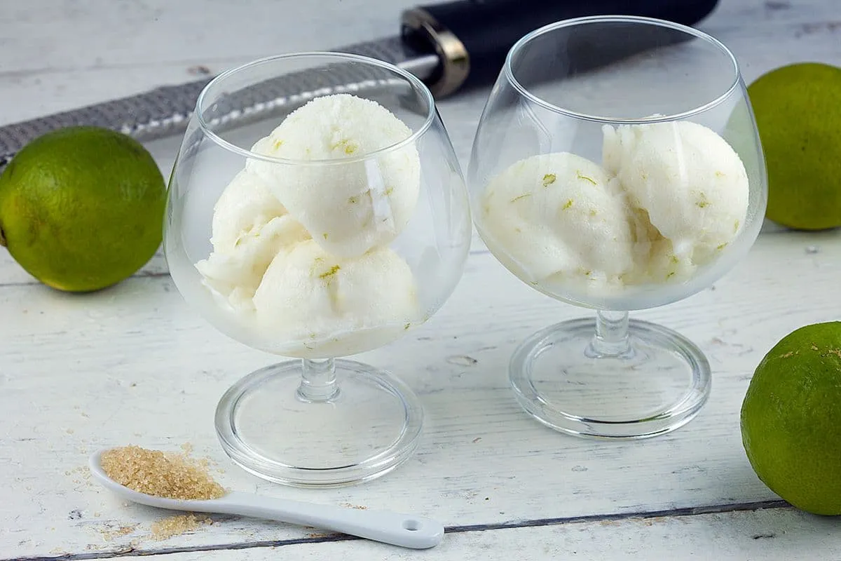 Caipirinha sorbet