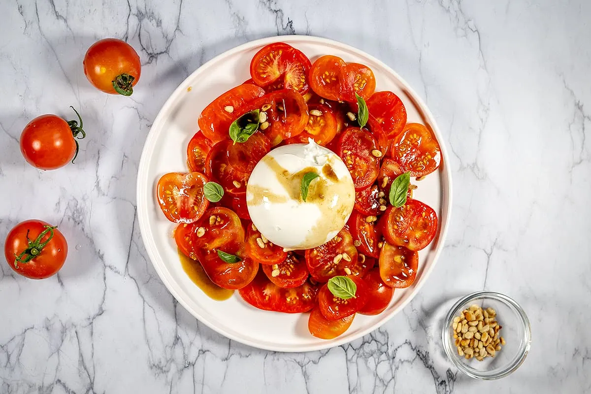 Tomatensalade met burrata
