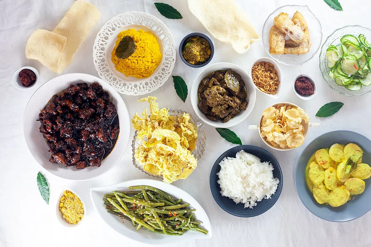 Indische rijsttafel