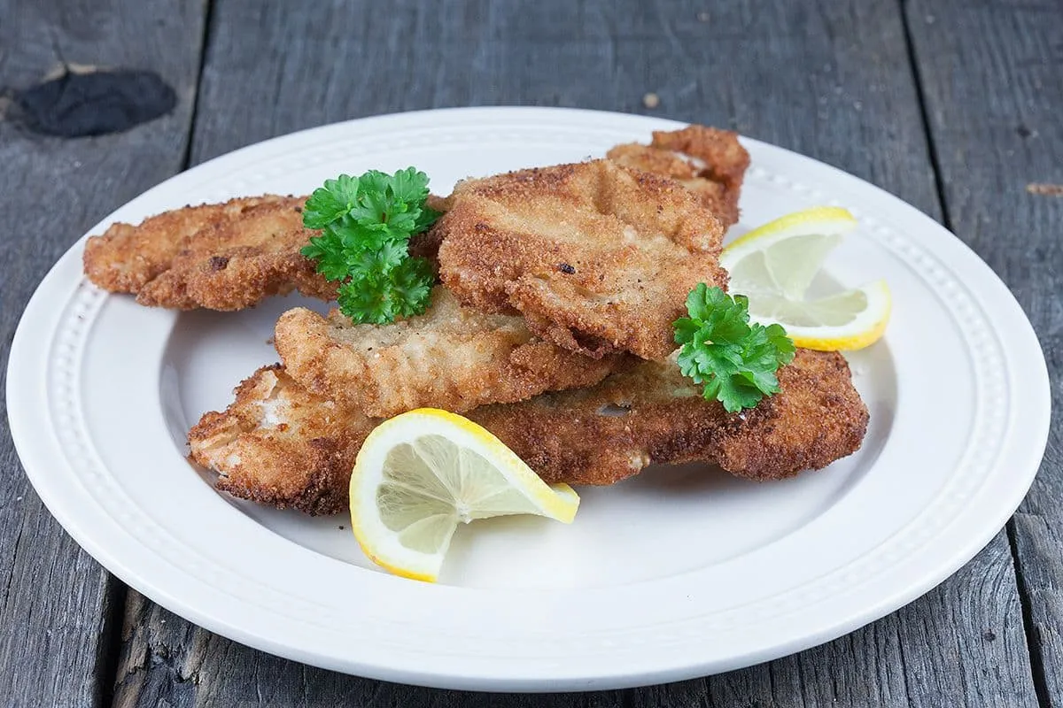 Traditionele Duitse schnitzel