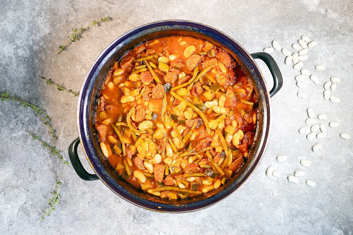 Bonenstoof met chorizo