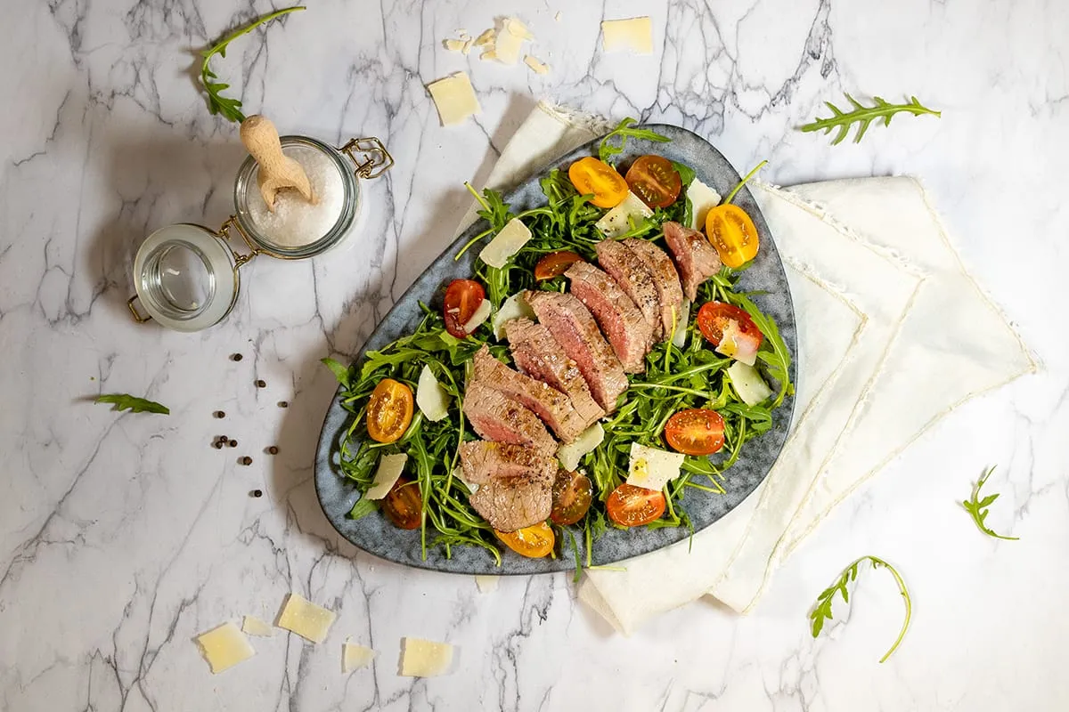 Tagliata - Italiaanse biefstuksalade