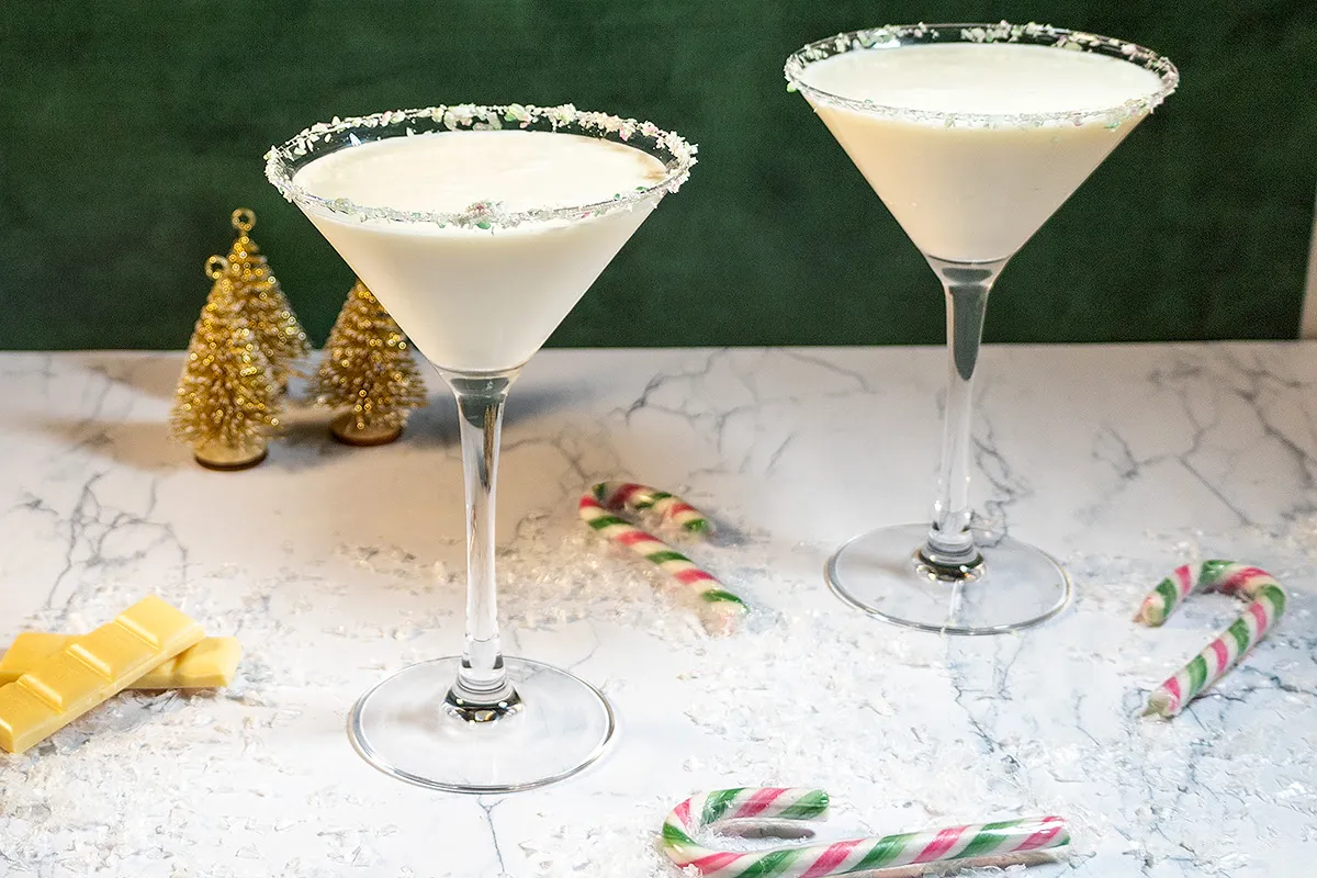 Witte chocolade cocktail