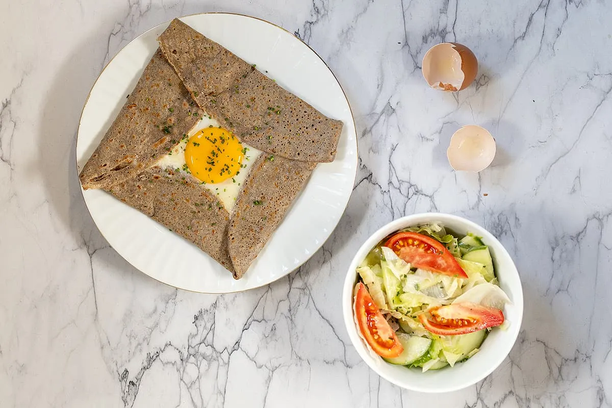 Franse galette Bretonne - volkoren pannenkoeken