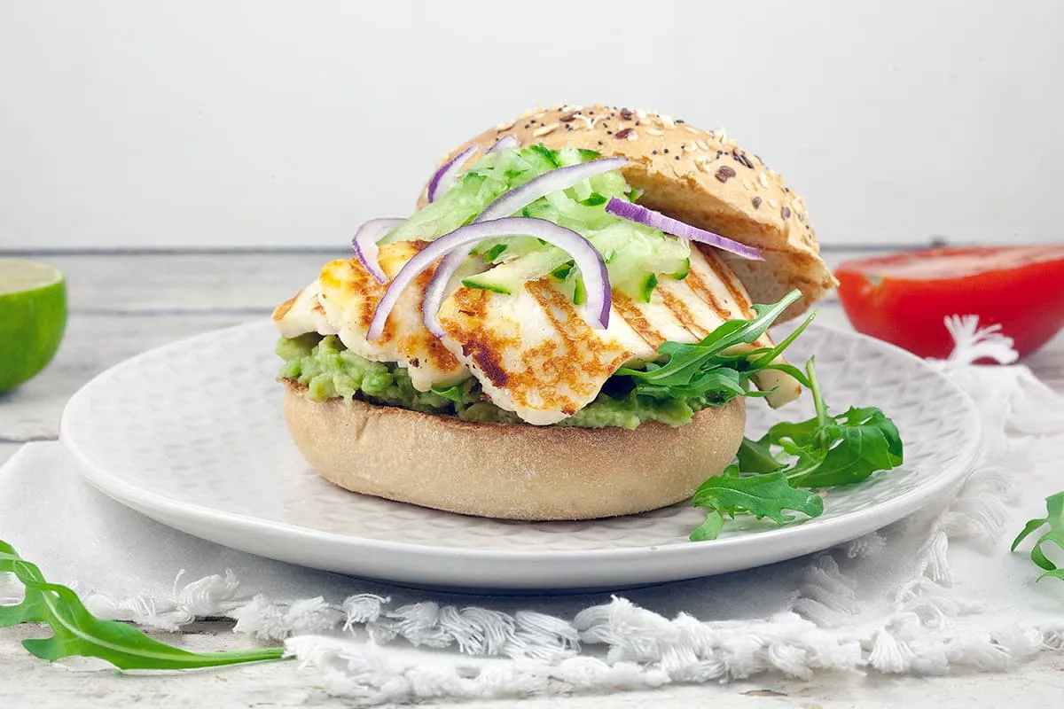 Halloumi burger