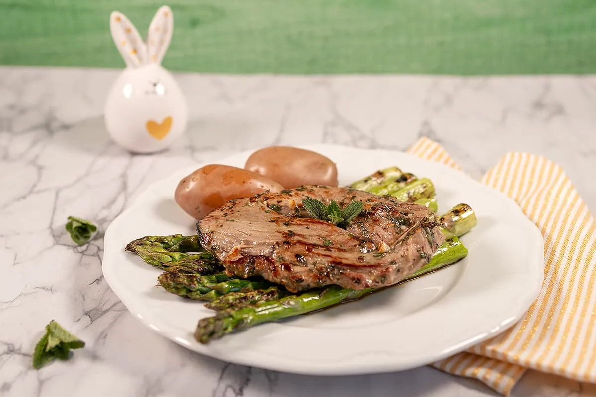 Marinade voor lamsvlees - met munt en knoflook