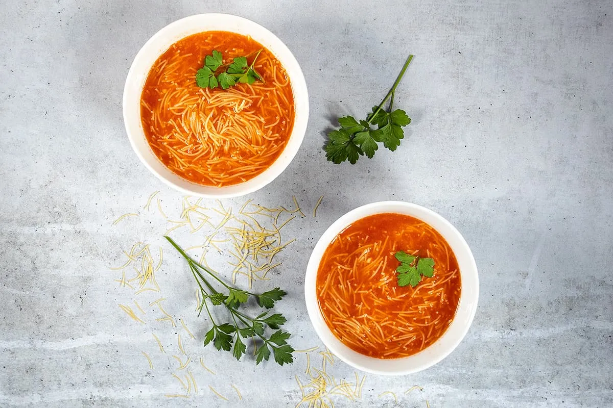 Sopa de Fideo (Mexicaanse vermicellisoep)