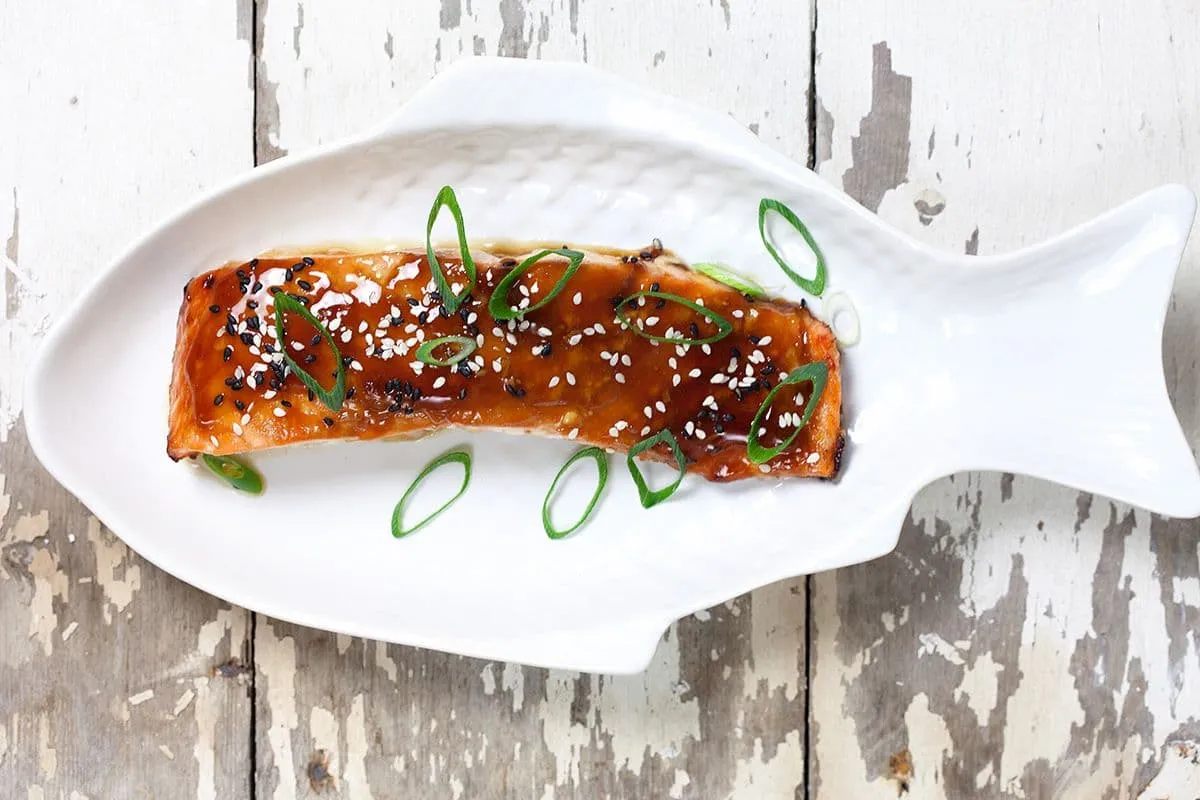 Zalm teriyaki - vis in een lekkere marinade