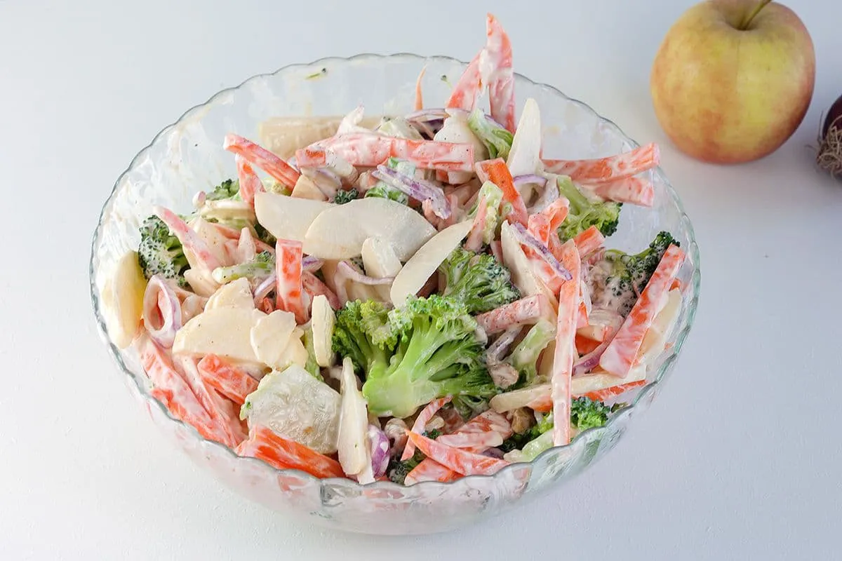 Broccolisalade met appel