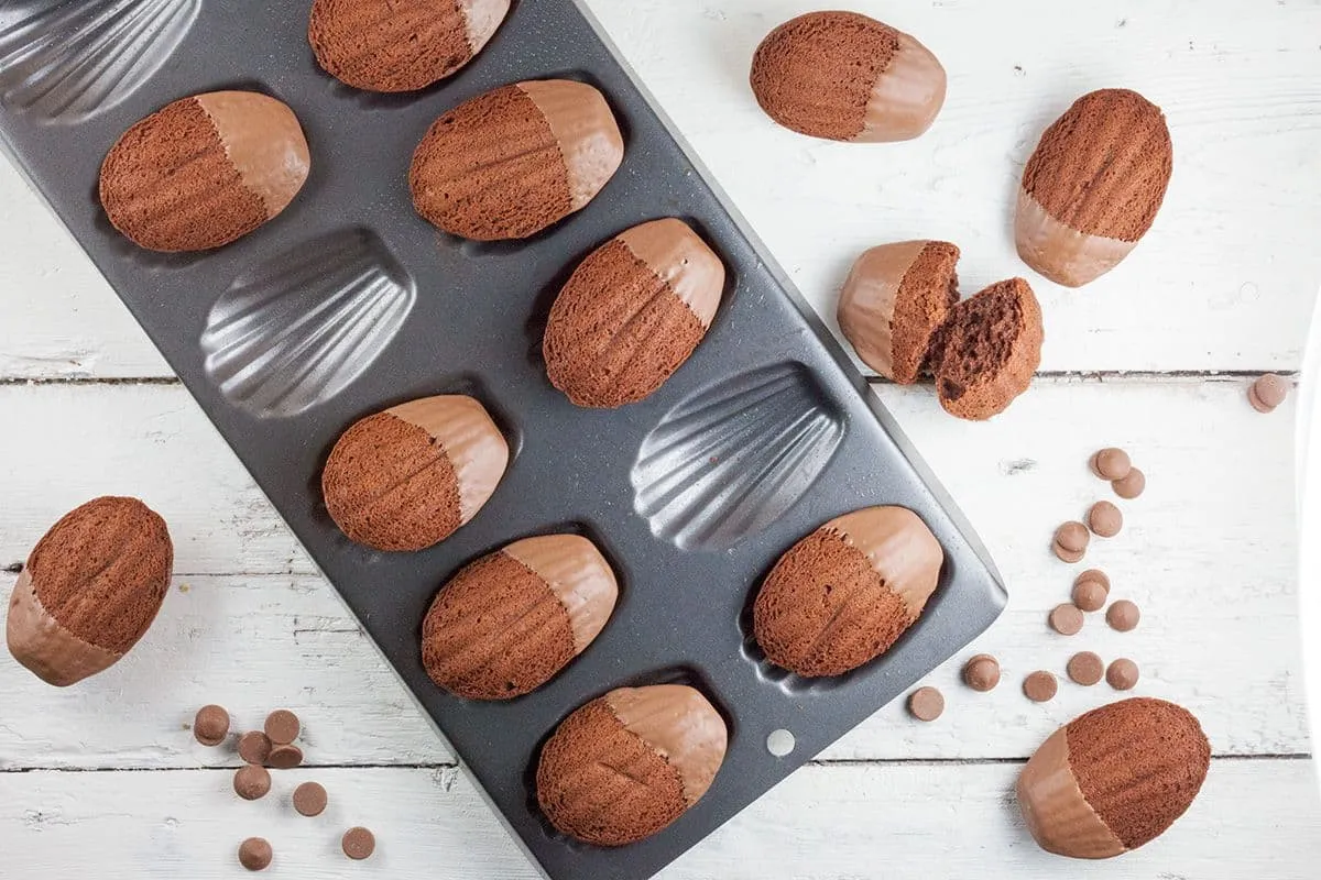 Chocolade madeleines