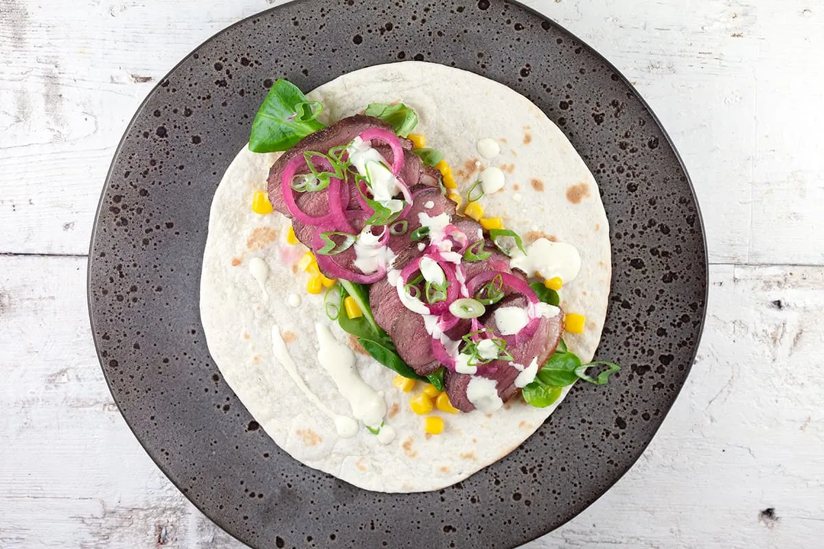 Wrap met eend