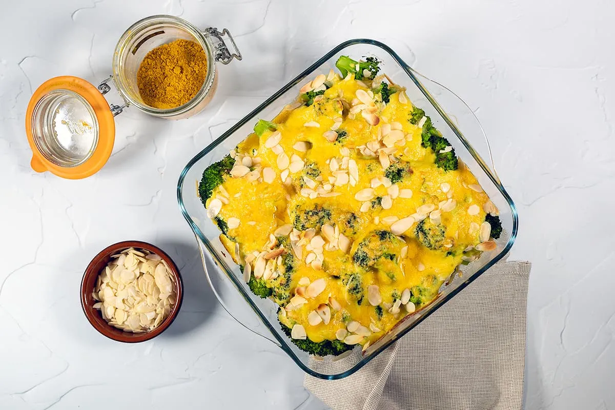Broccoli gratin met kaassaus