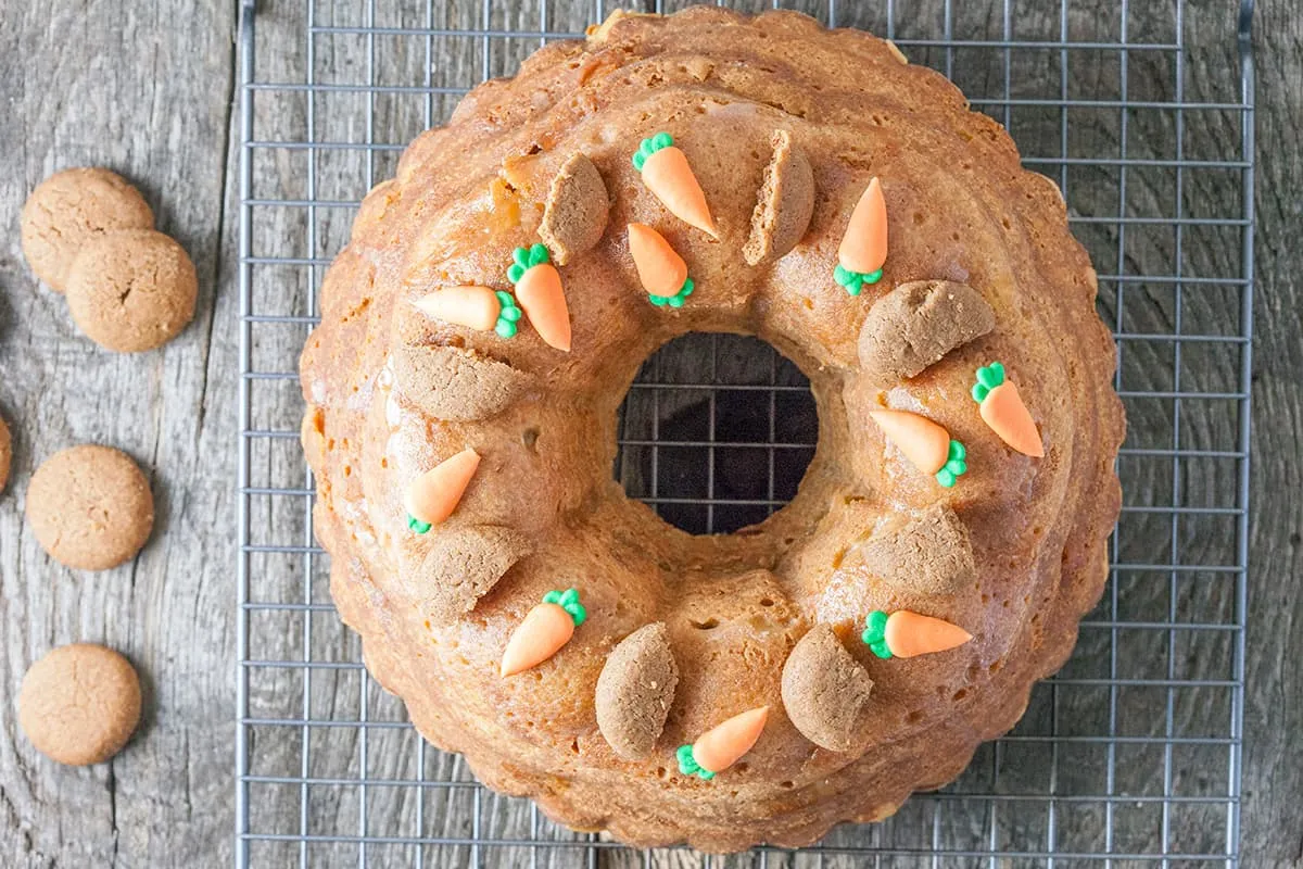 Sinterklaas tulband cake met peer