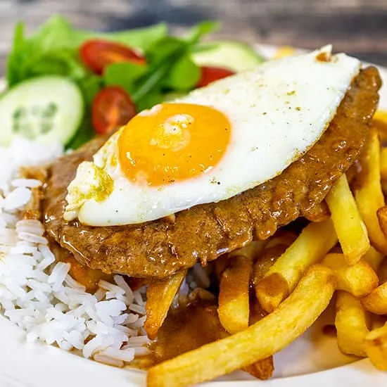 Recept: Bitoque à Portuguesa