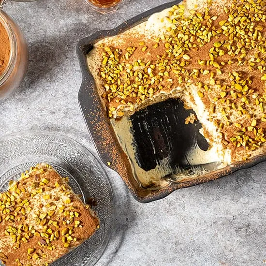 Pistache tiramisu
