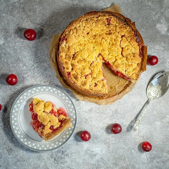 Recept: Mirabellen kruimeltaart
