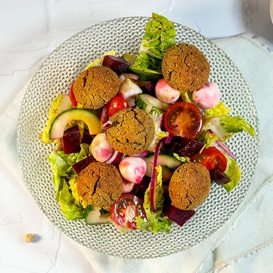 Recept: Falafel salade
