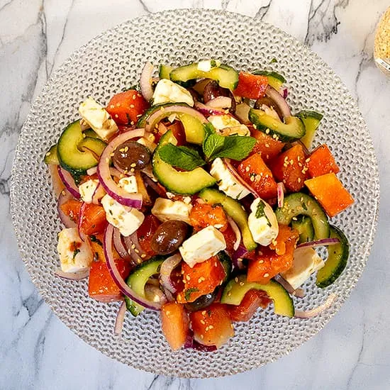 Recept: Watermeloen salade met feta