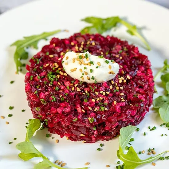 Recept: Rode bieten tartaar