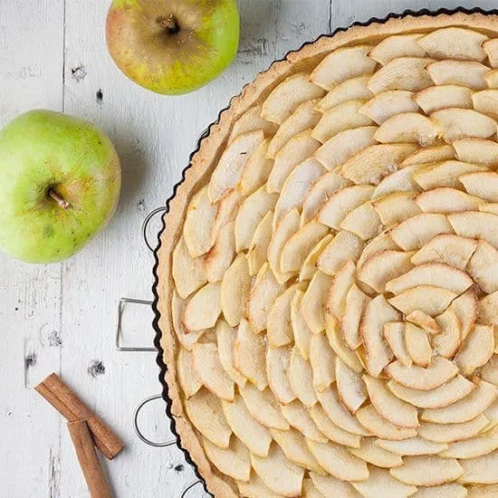 Recept: Appeltaart met een dunne bodem