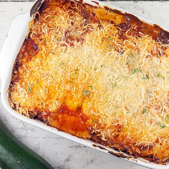 Recept: Courgette lasagne