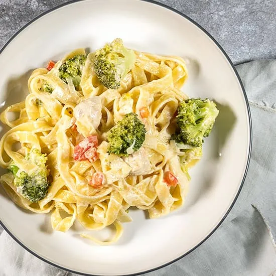 Recept: Romige tagliatelle met kip