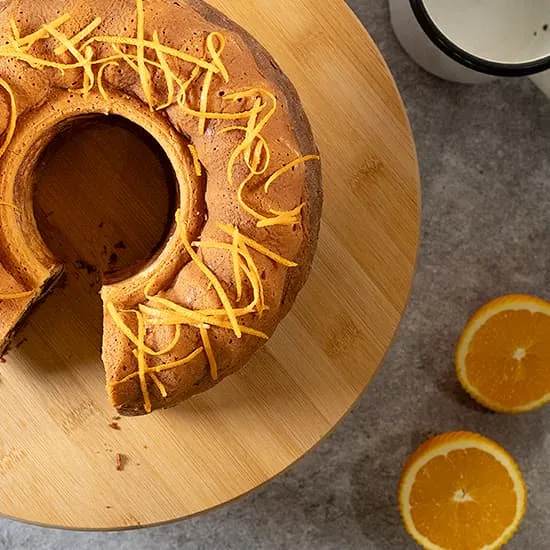Recept: Tulband cake met chocolade en sinaasappel