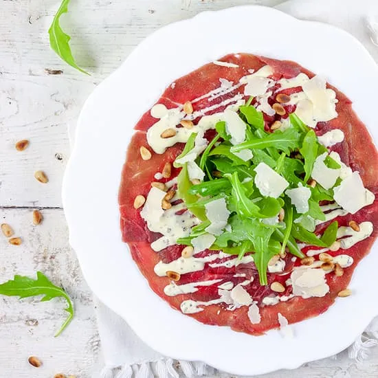Recept: Klassieke carpaccio