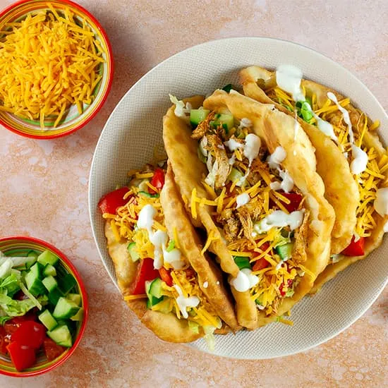 Chalupas met kip