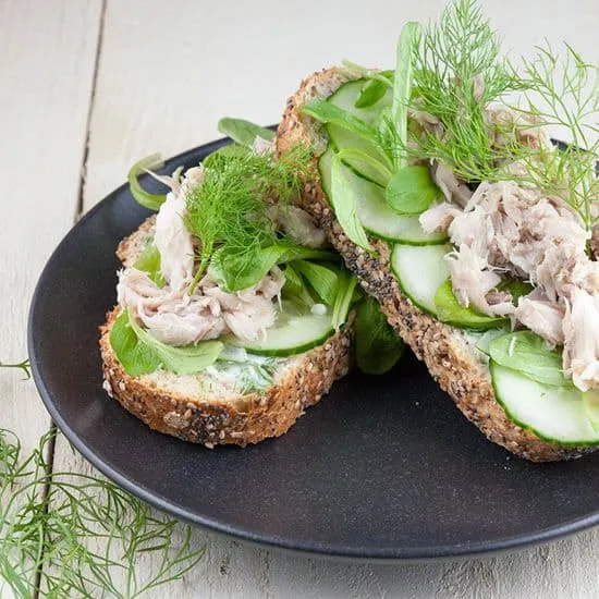 Recept: Broodje gerookte makreel met dille
