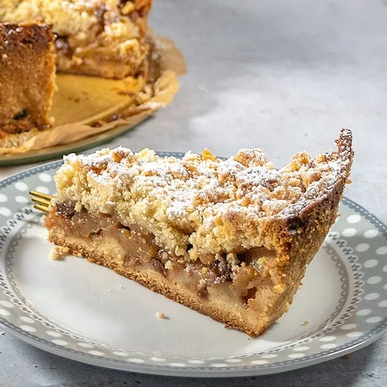 Recept: Appelkruimeltaart